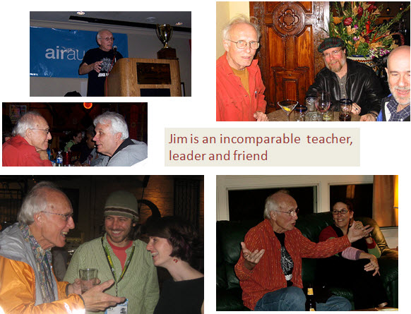 Collage of photos showing Jim Thatcher as an incomparable accessibility leader, teacher, advocate and friend.