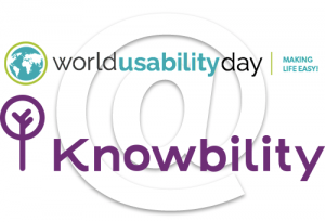 world usability day logo